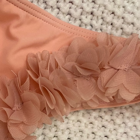 NWOT-Pink Floral two Piece Bikini - Picture 3 of 4